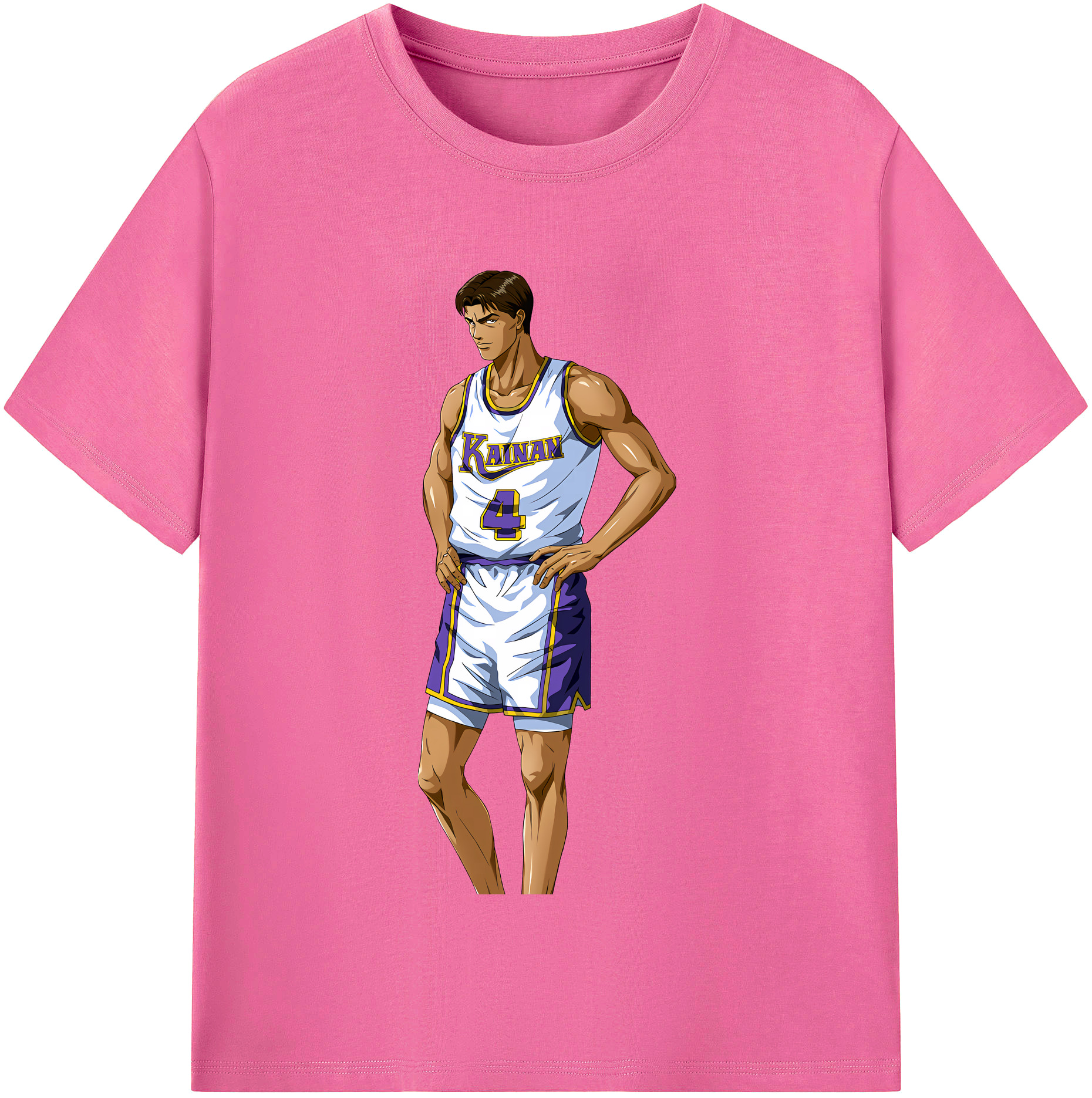 （画像用） SLAM DUNK／スラムダンク レディースカジュアルプリントTシャツ（綿100％）